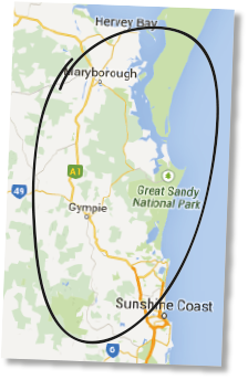 Google Map SE QLD