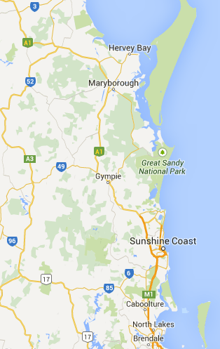 South East QLD Map